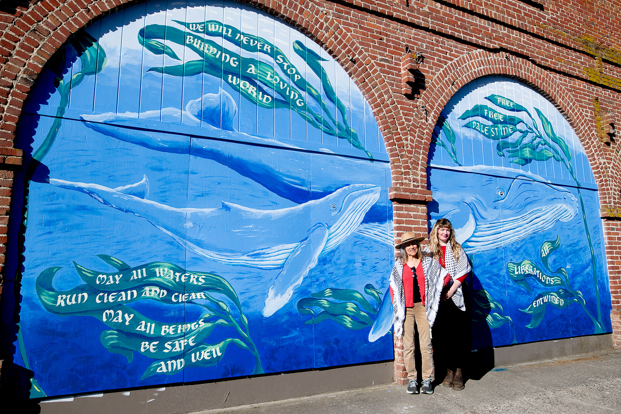 Grandi mural calls for peace in Gaza - Point Reyes Light